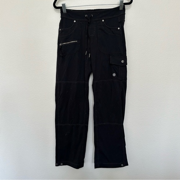 Athleta Bettona Boyfriend Pant Black Size extra Extra Small size XXSP  #92163 - Picture 1 of 3